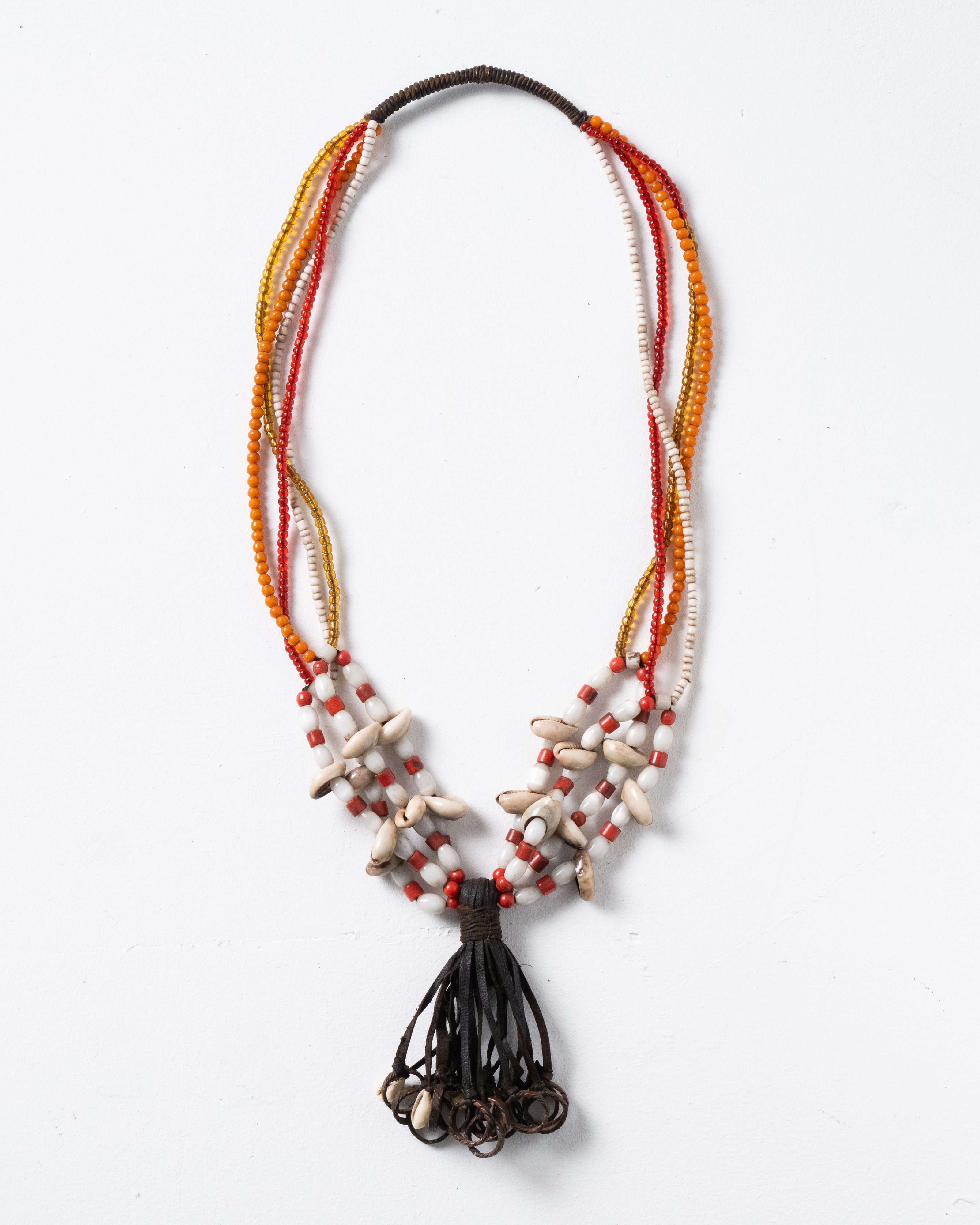 Traditional decorative necklaces of North Cameroon