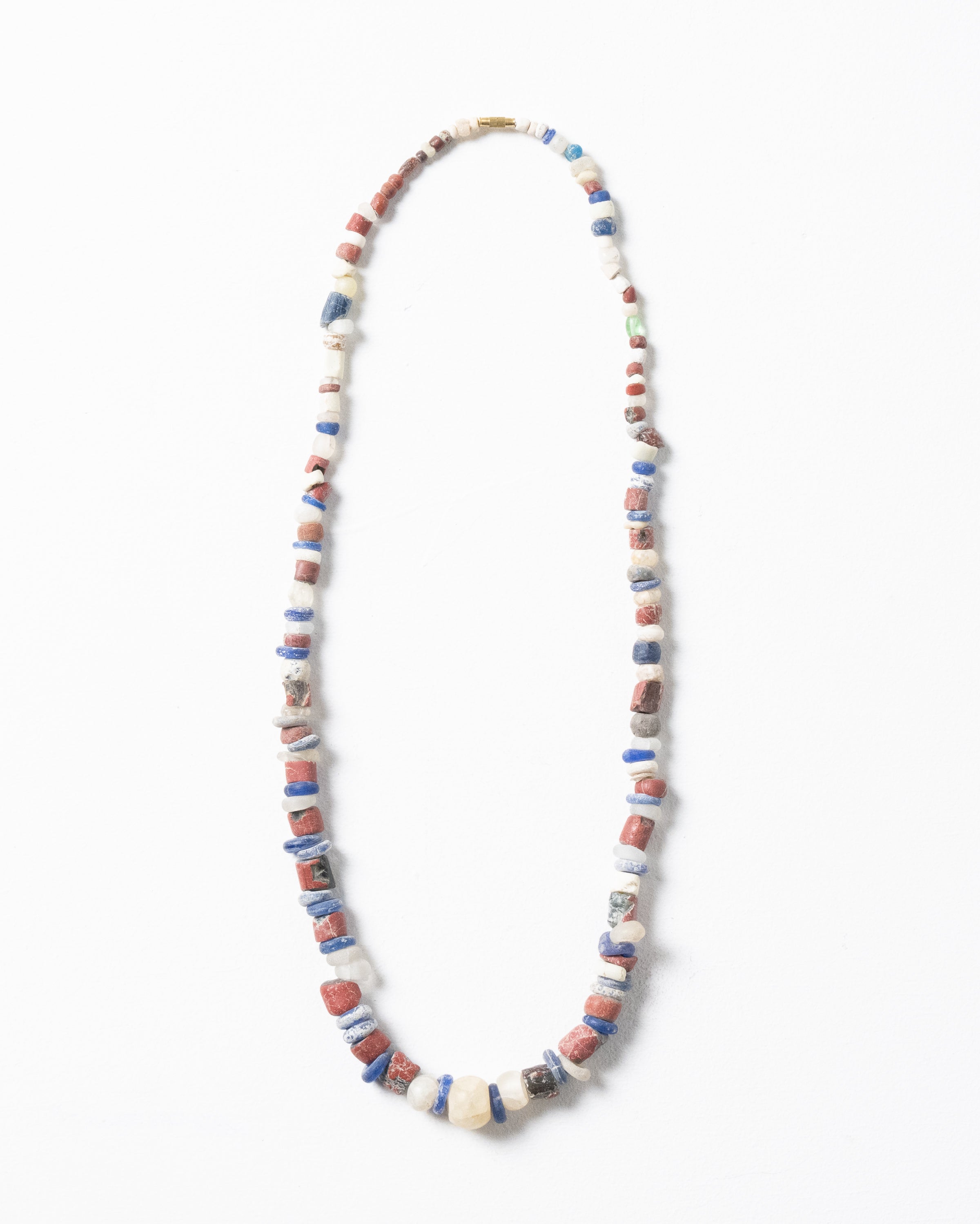 Collection of Bauxite & Old Malian Stone Necklace