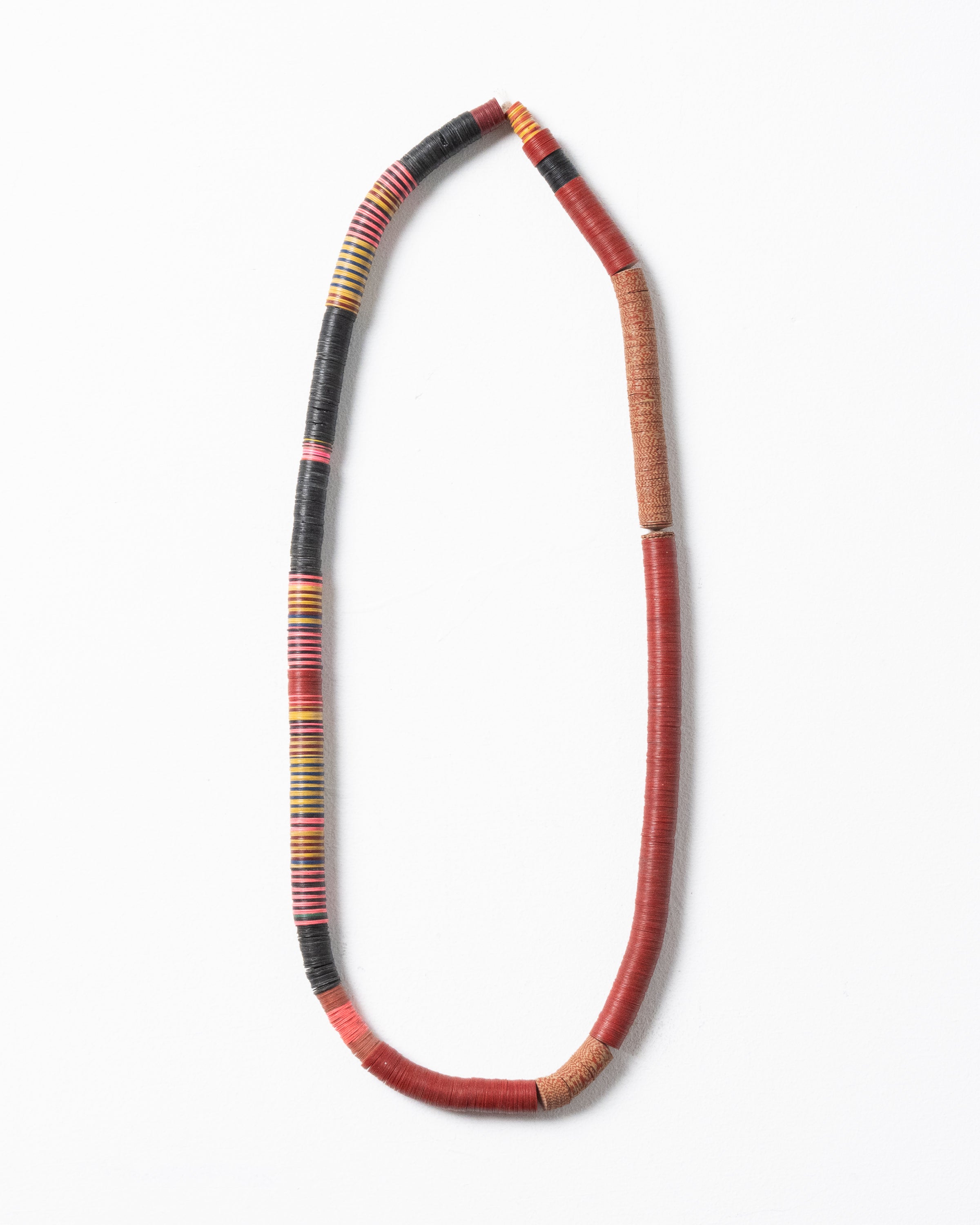 Vintage African Cord Beads Necklace