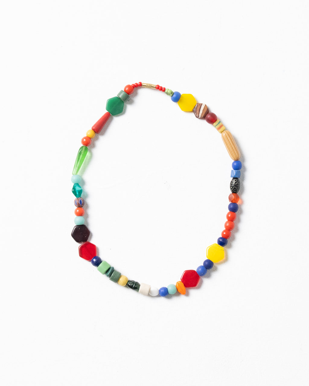 African Antique Bead Mixed Necklace