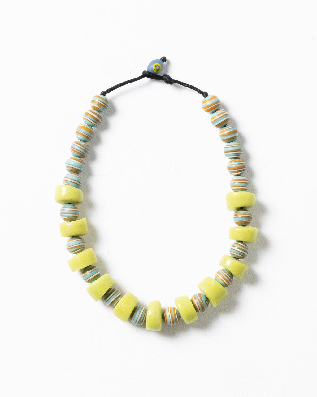 African Glass Bead Design Necklace