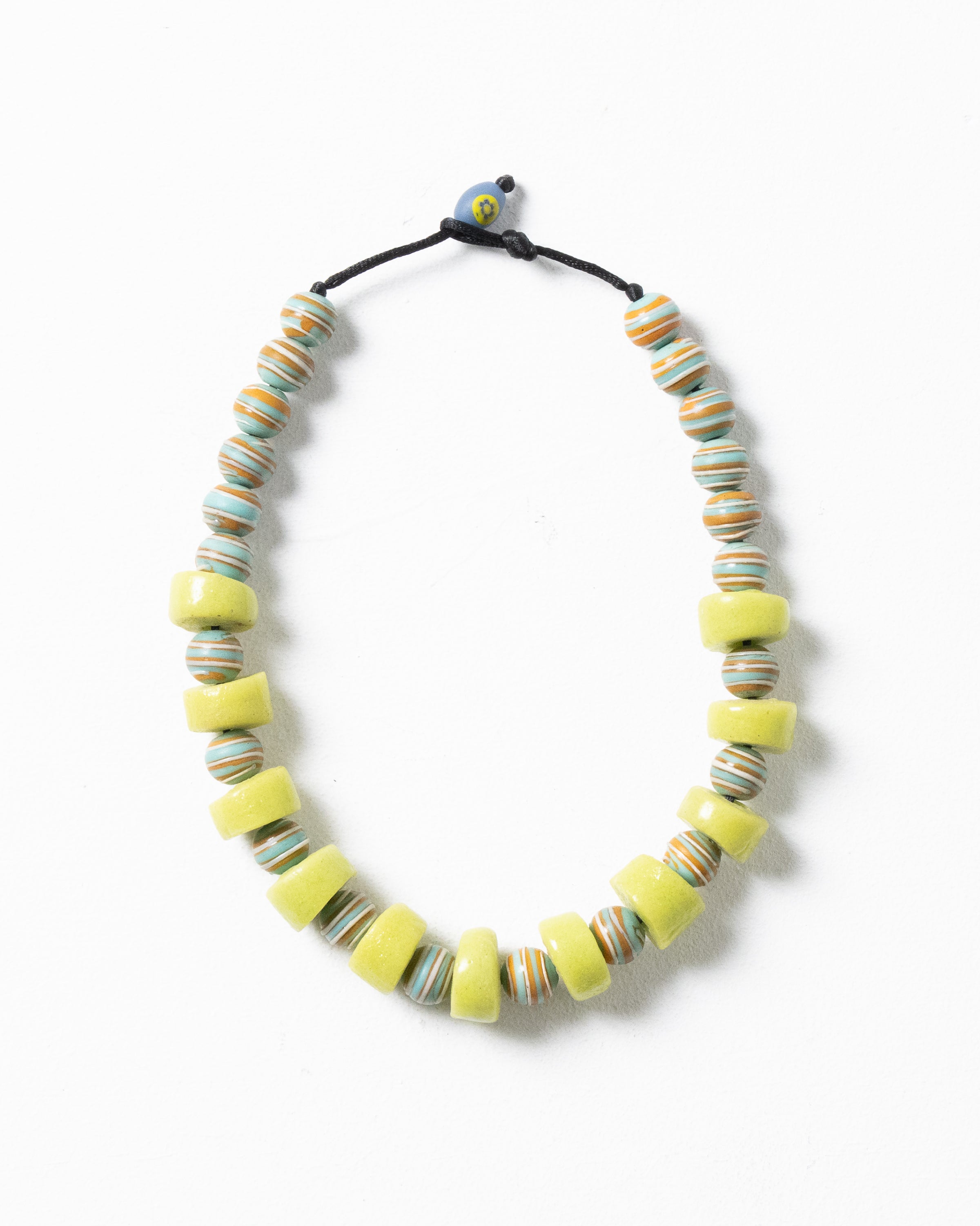 African Glass Bead Design Necklace