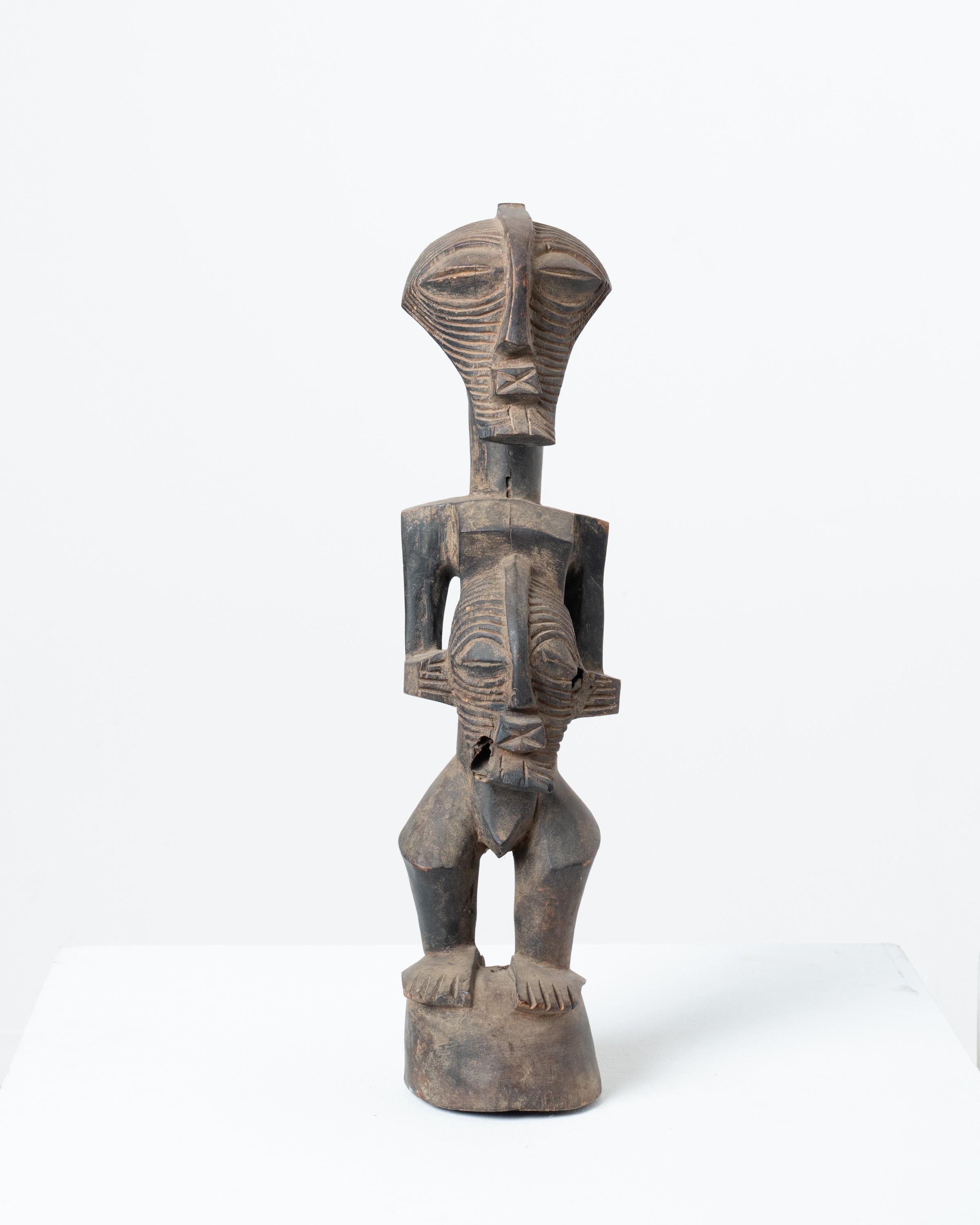 Two-faced sculptures of the Songye people