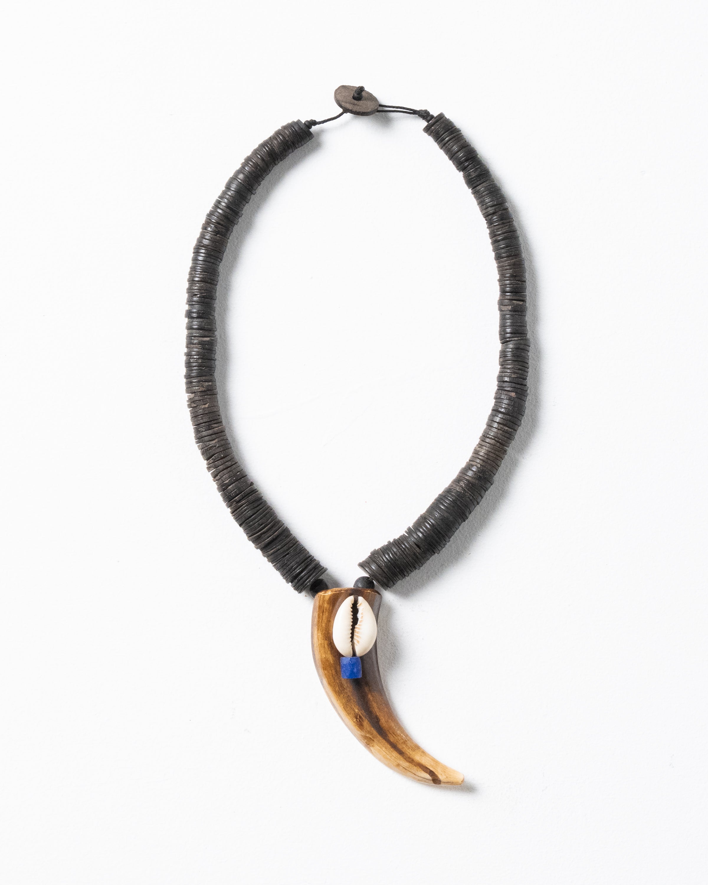 Antique Coco Record Beads & Rhinoceros Horn