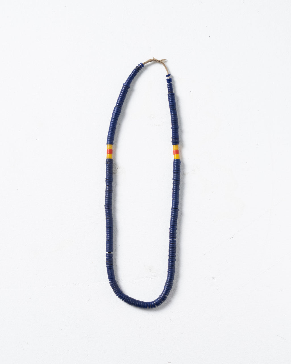 Vintage Czech Glass Disc Bead Necklace