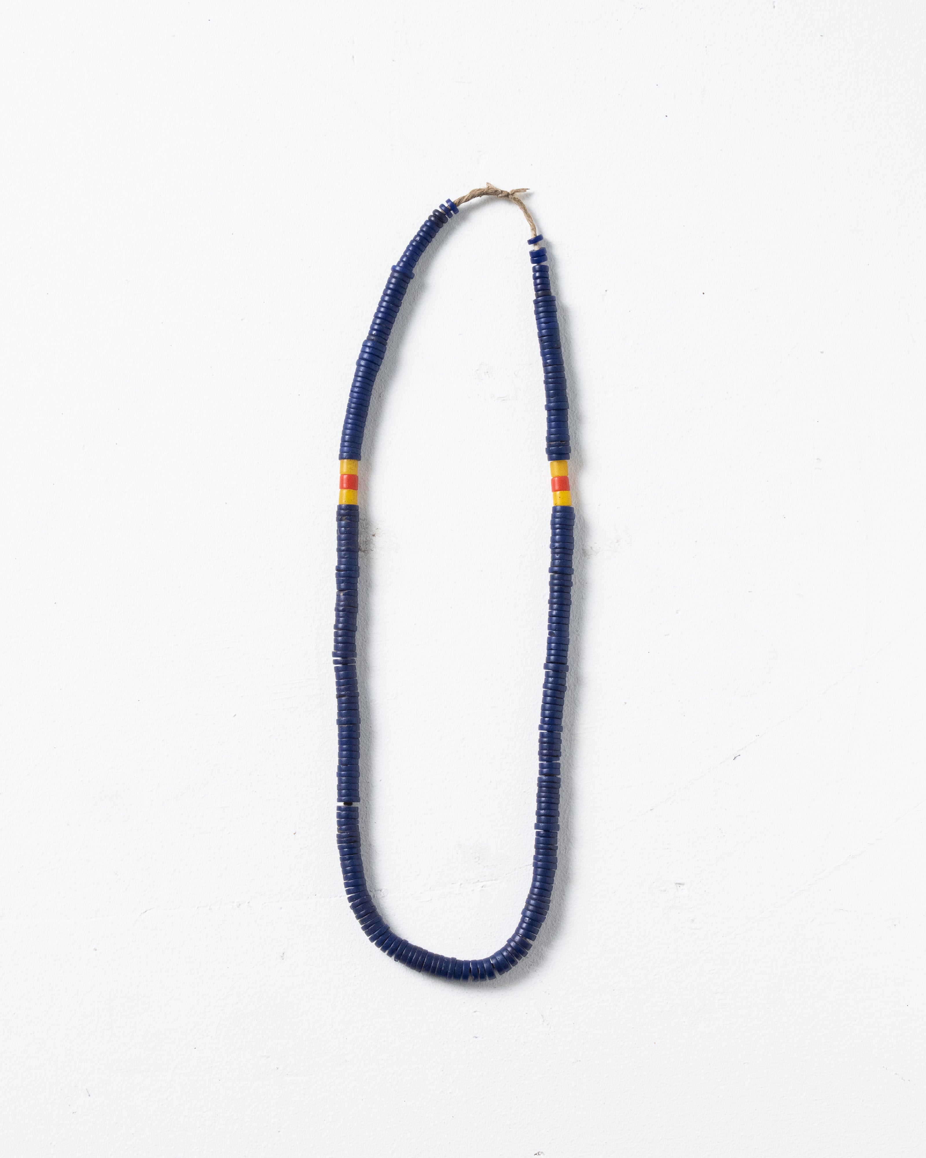 Vintage Czech Glass Disc Bead Necklace