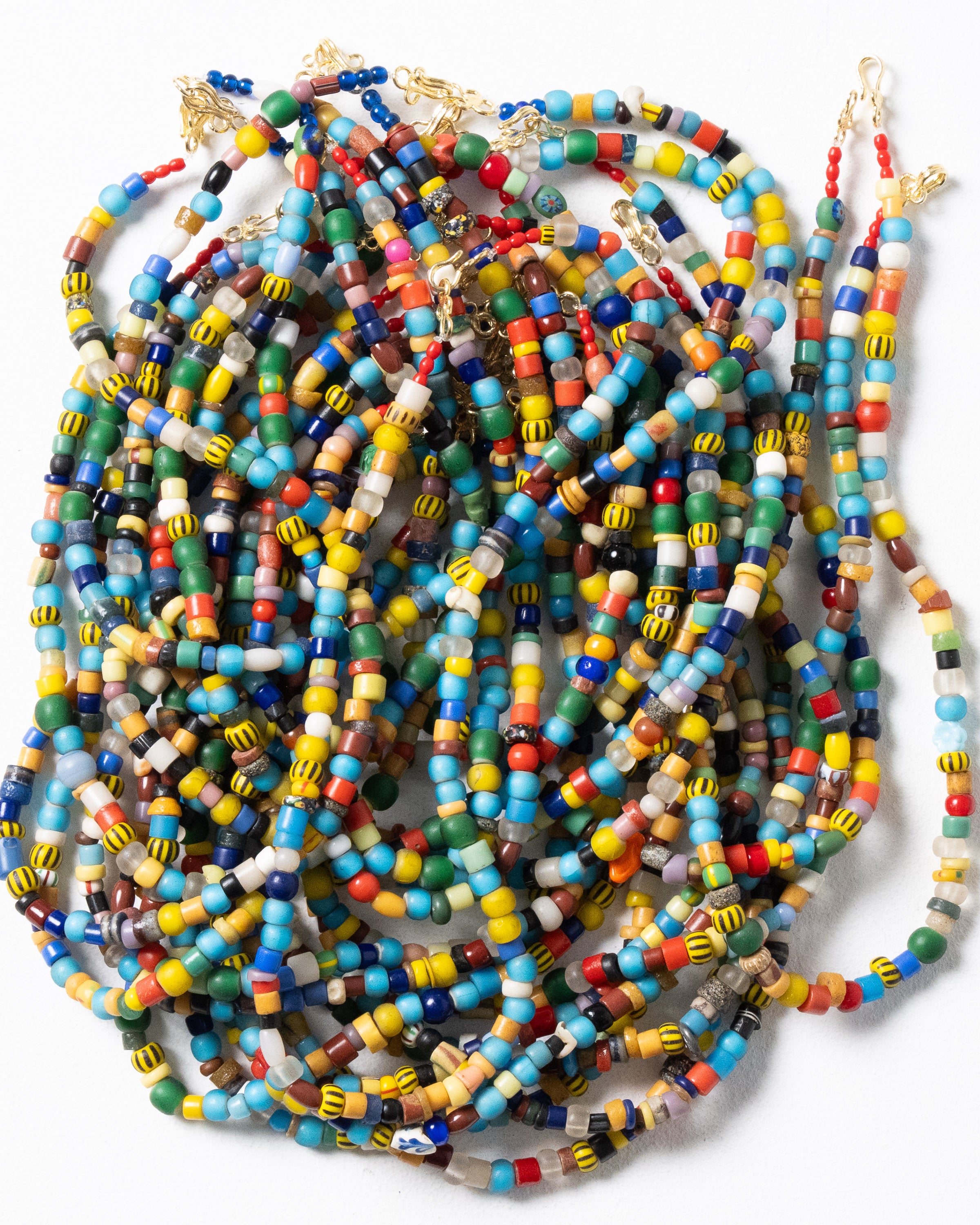 African Antique Bead Assorted Necklace