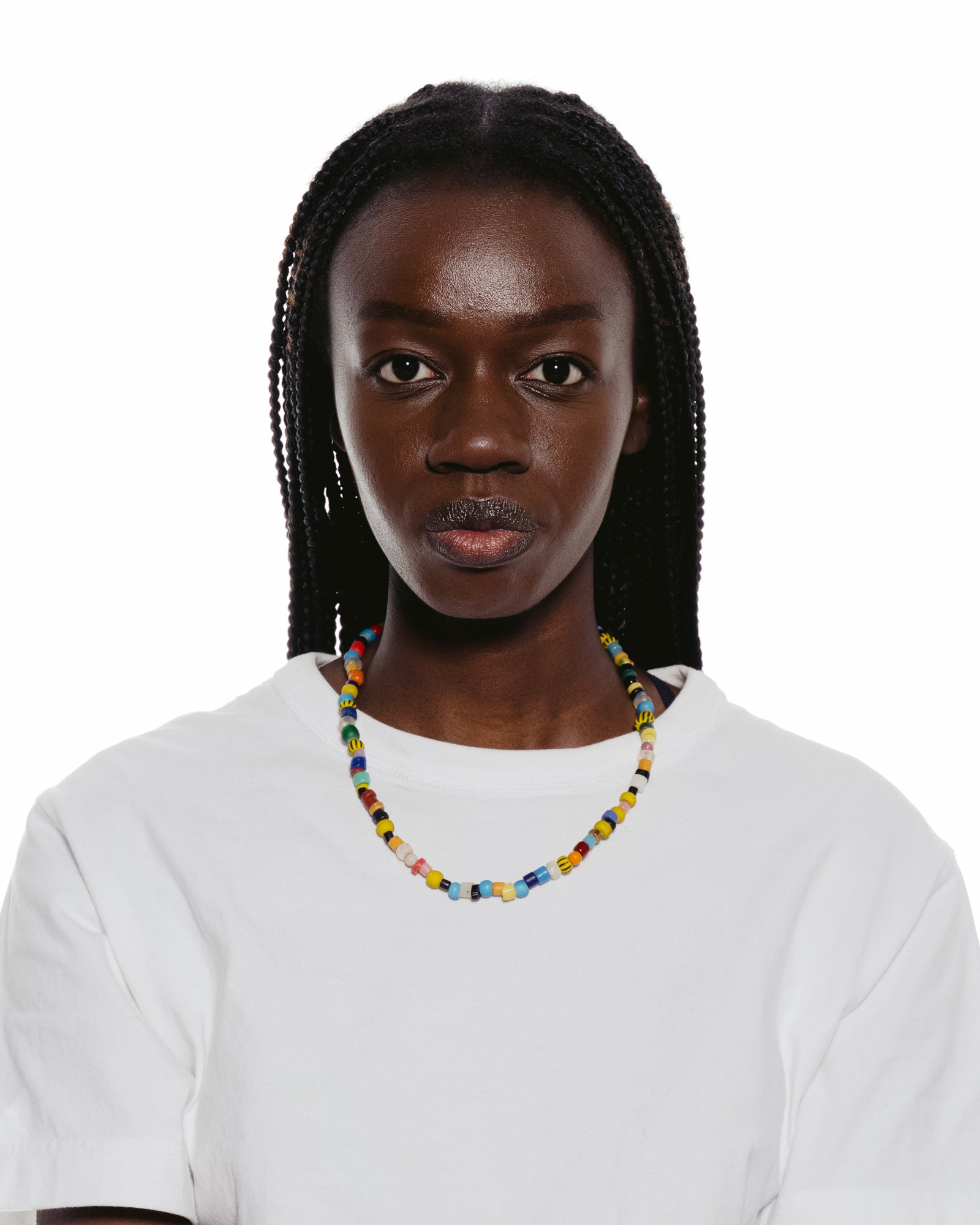 African Antique Bead Assorted Necklace