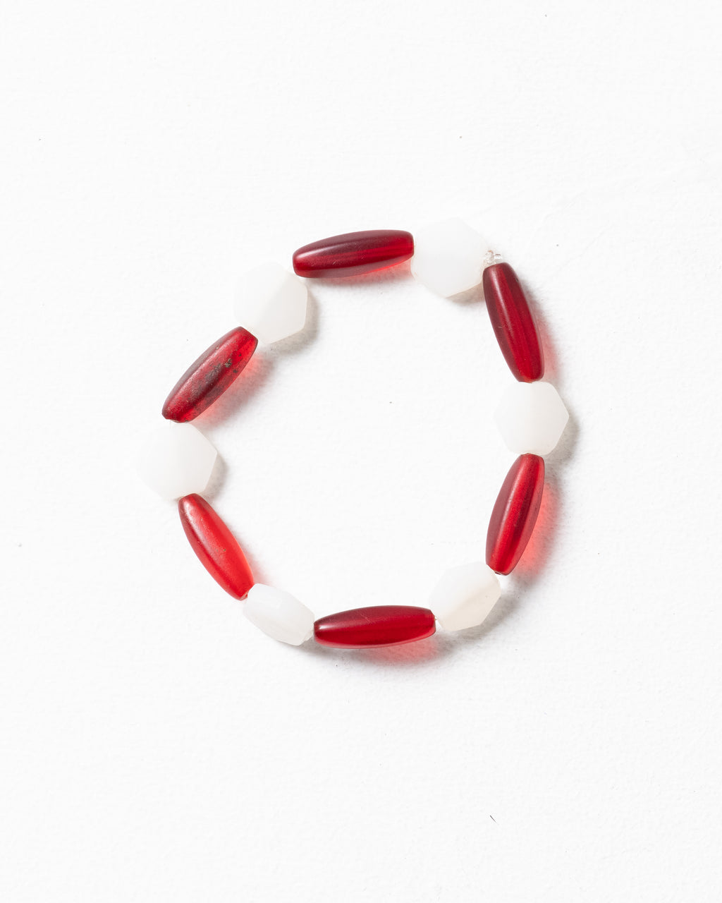 Collection of old Czech Glass Beads Bracelet