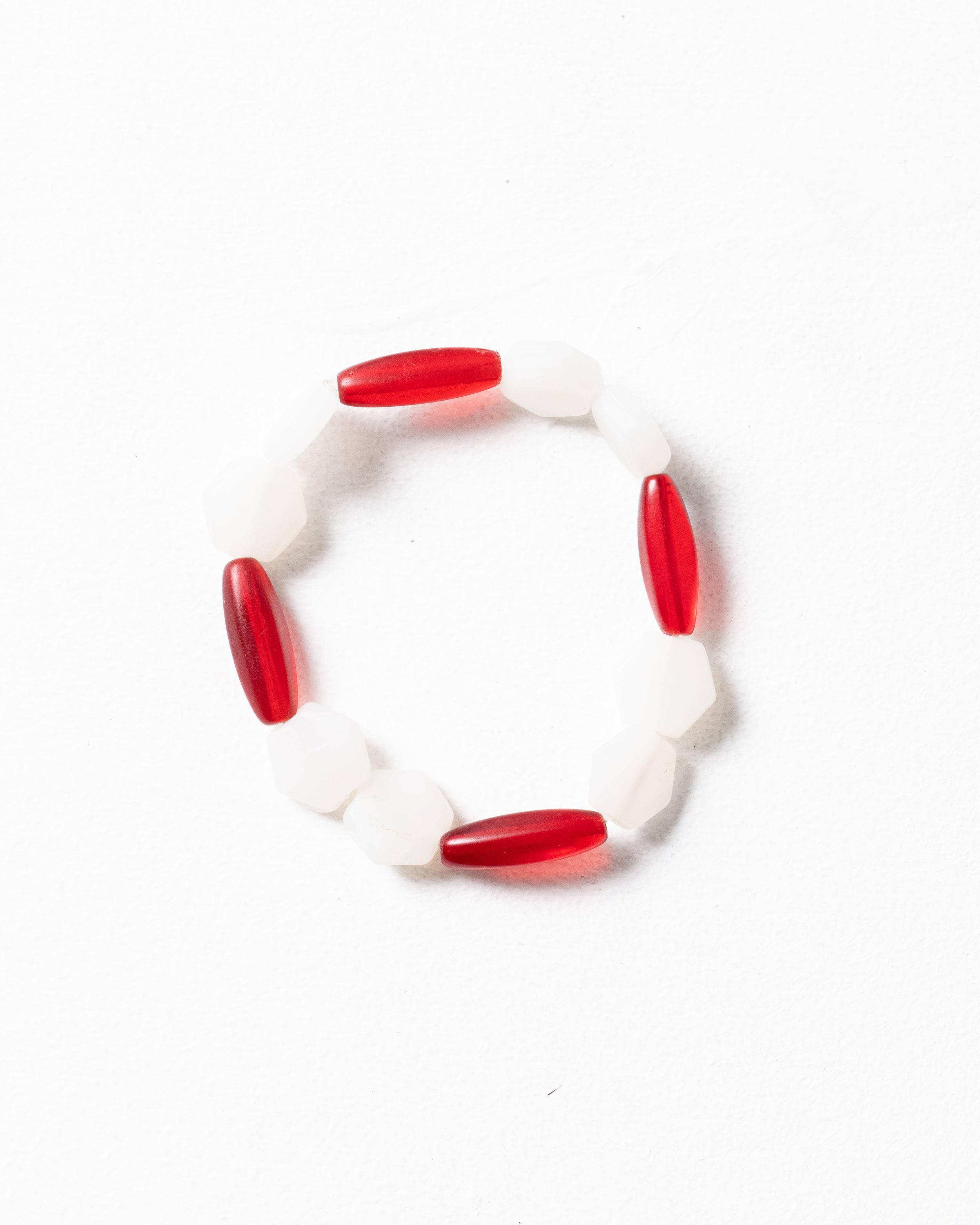 Collection of old Czech Glass Beads Bracelet