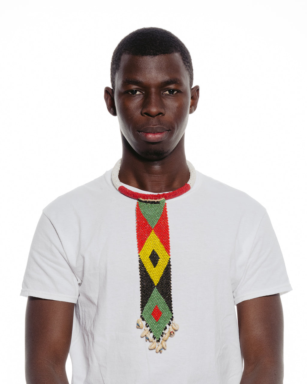 Traditional Beaded Necklace from North Cameroon