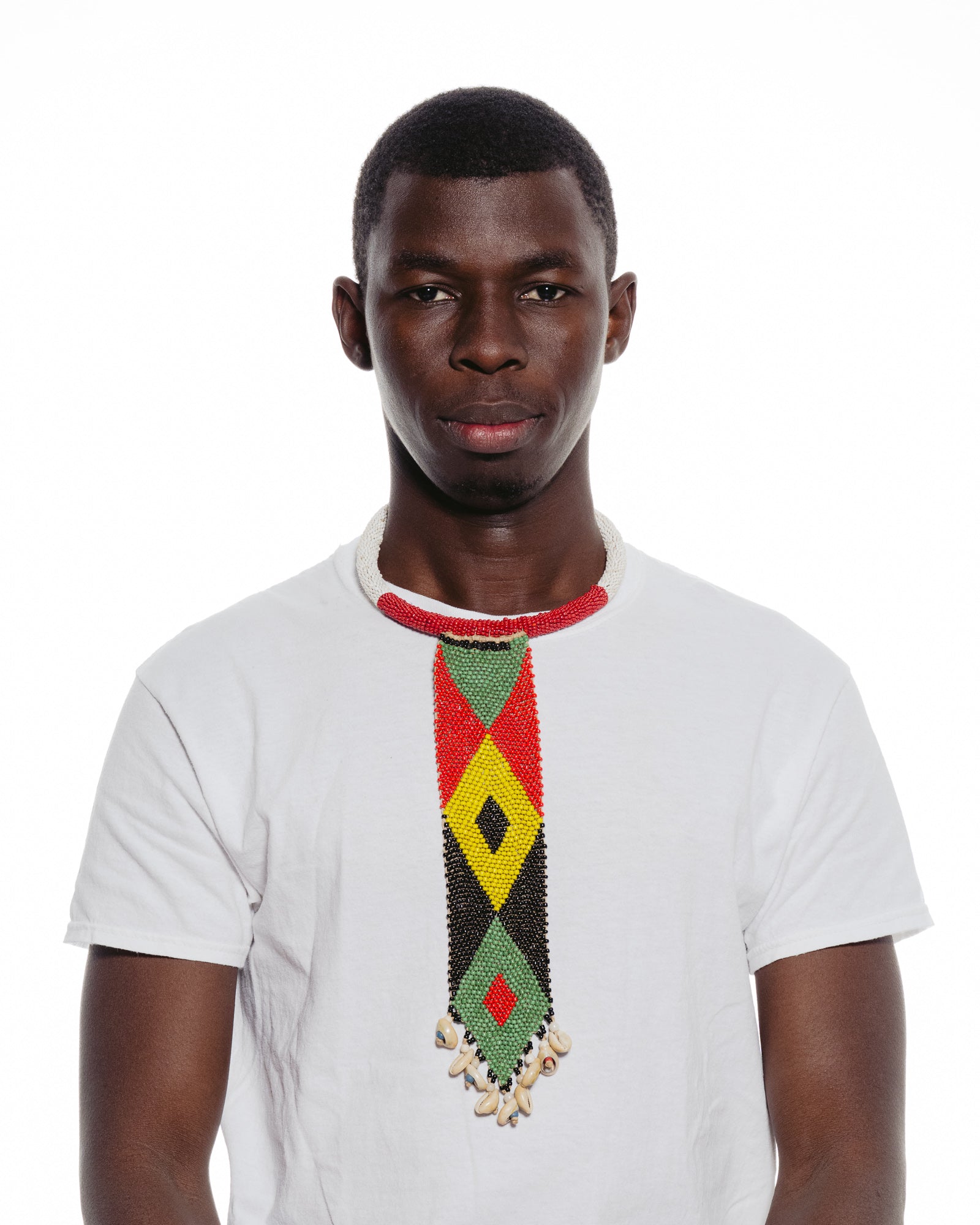 Traditional Beaded Necklace from North Cameroon