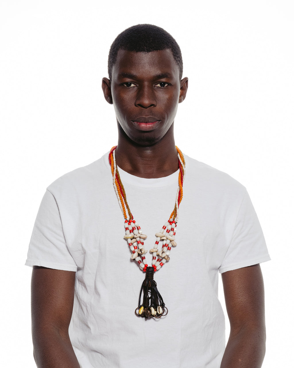 Traditional decorative necklaces of North Cameroon