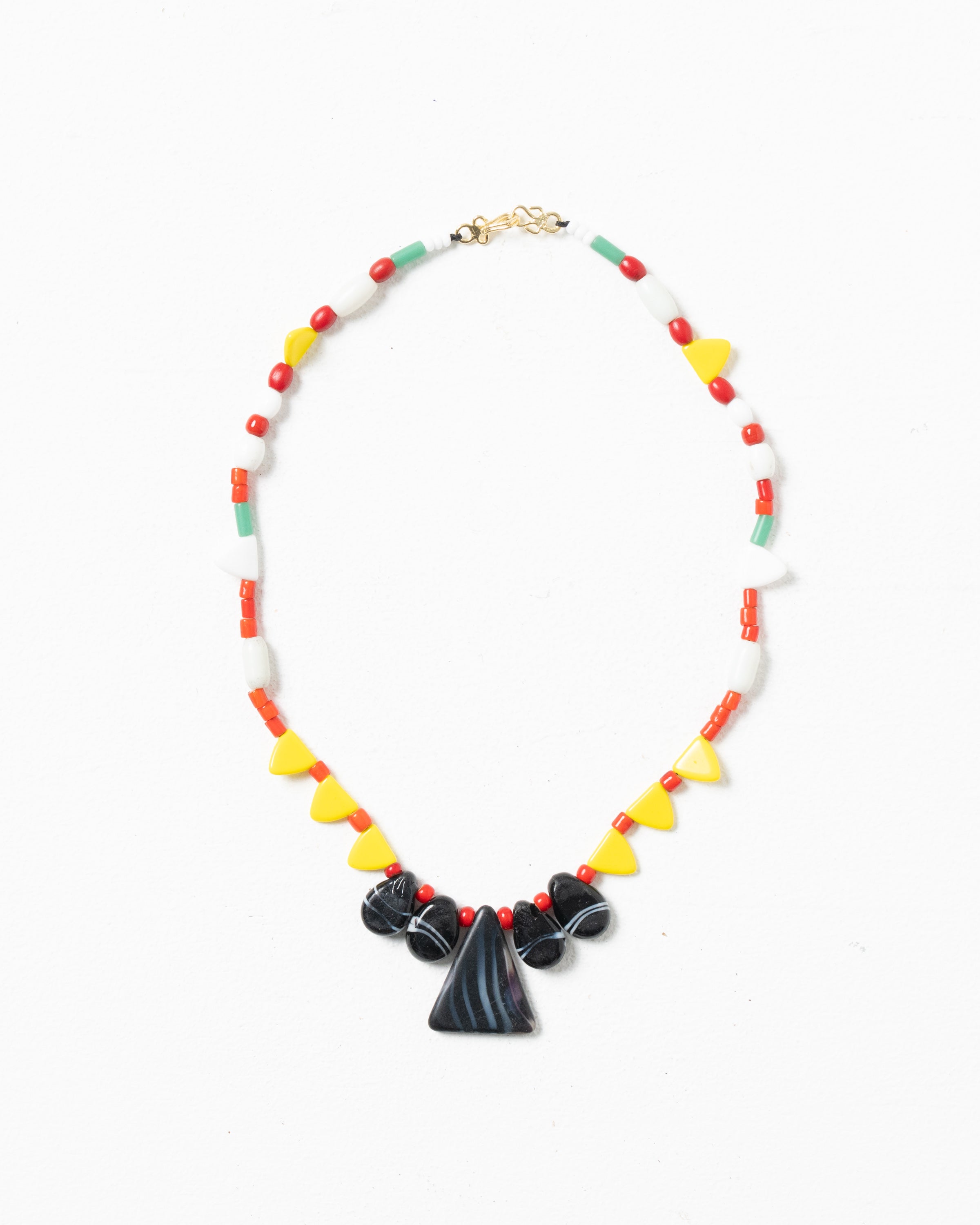 Combination Necklace Featuring Antique Dogon Beads & Tanzanian Stone Beads