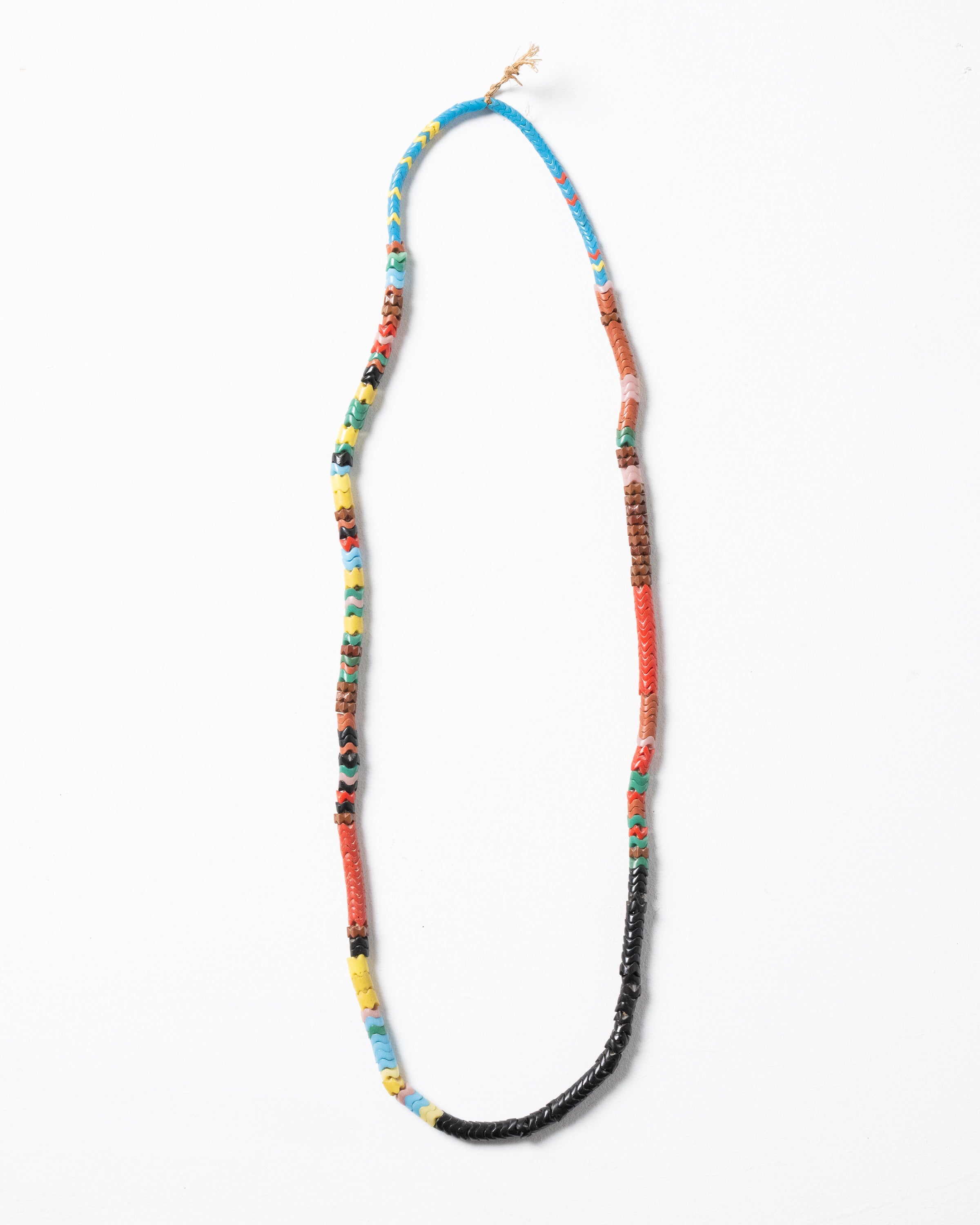 Antique Snake Horn Bead Necklace